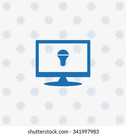 LED lamp . icon. vector design