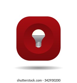 LED lamp . icon. vector design
