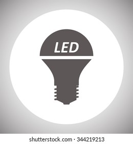 LED lamp . icon. vector design