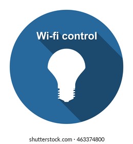 LED lamp Icon, vector, icon flat