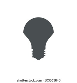 LED Lamp Icon Vector flat design style