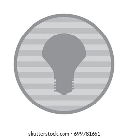 LED Lamp Icon Vector flat design style