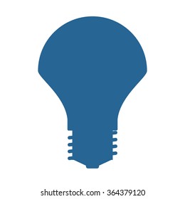 LED lamp. icon, vector illustration. Flat design style