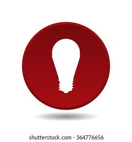 LED lamp  icon, vector illustration. Modern design. Flat design style