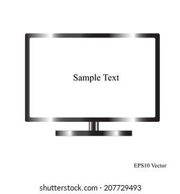 LED or LCD TV - Vector Design EPS10