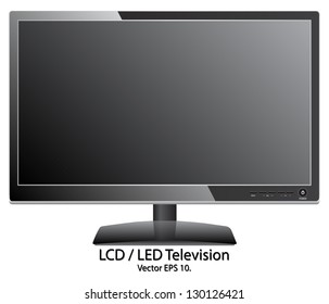 LED / LCD TV Vector Illustration, EPS 10.