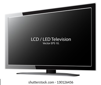 LED / LCD TV Vector Illustration, EPS 10.