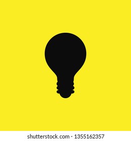 led lighd bulb icon vector