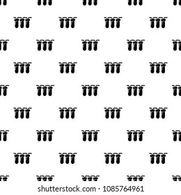 Led light bulb lamp pattern vector seamless repeating for any web design