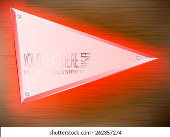 LED light decoration on label