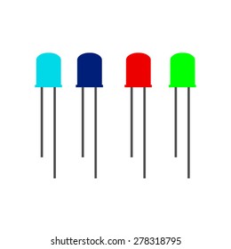 Led Light Emitting Diode vector