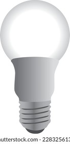 Led light, energy saving lamp. Vector illustration