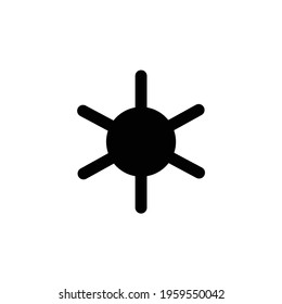 Led light icon, eps 10