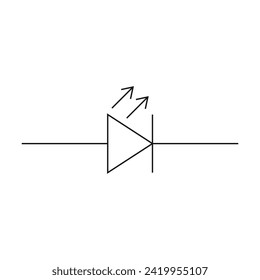 led light icon vector illustration design
