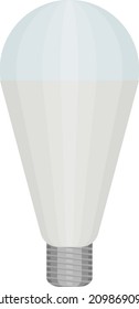 LED light, illustration, vector on a white background.
