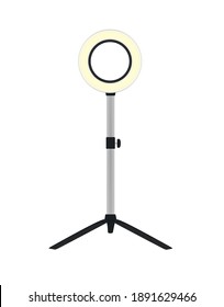 Luz encendida para teléfonos móviles. vector