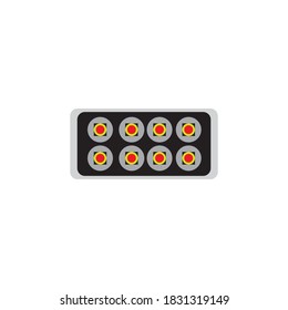 led light vector design ilustration icon logo templat