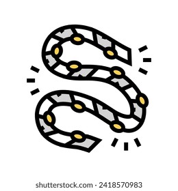 led lighting energy conservation color icon vector. led lighting energy conservation sign. isolated symbol illustration