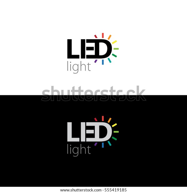 Ledのロゴ ベクターイラスト のベクター画像素材 ロイヤリティフリー