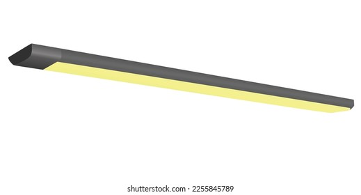 Led  long light frame. vector illustration