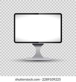 LED mockup in 3Ds of Realistic light box. Illuminated lightbox with empty space for design
