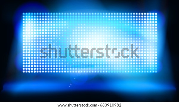 Led投影画面 ベクターイラスト のベクター画像素材 ロイヤリティフリー