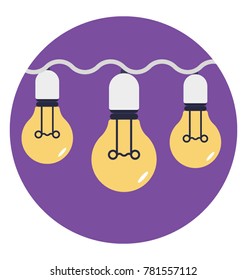 LED rope lights, decor for holidays and parties decoration