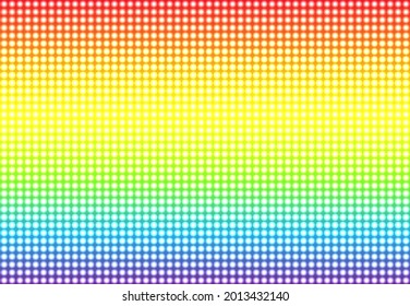 Led screen colorful background. Seamless vector illustration.