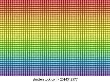 Led screen colorful background. Seamless vector illustration.