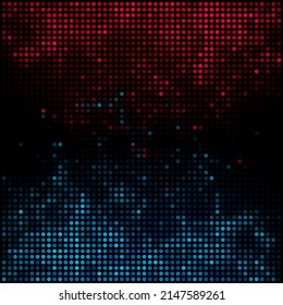 Led screen. Dot RGB Background television. Vector stock illustration.