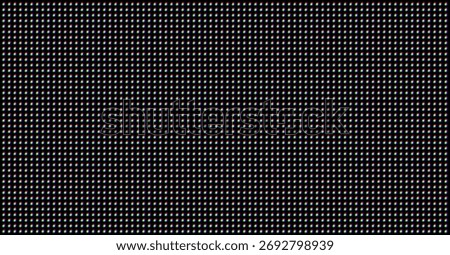 Led screen rgb pattern. TV display texture with pixel dots. Computer monitor vector effect.