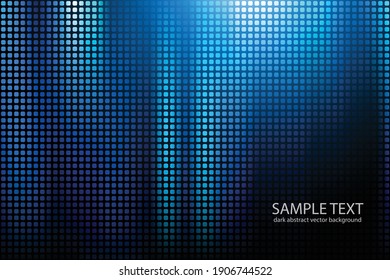 led screen technology dark background