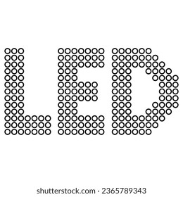 Pantalla LED señal de texto LED diodo de emisión de luz panel LCD