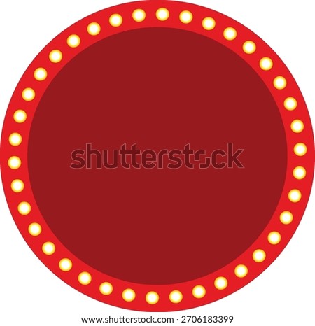  LED Signboard with Red Circle
