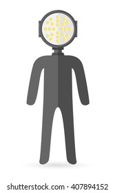 LED Spotlight man