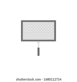 led spotlights vector icon on white background