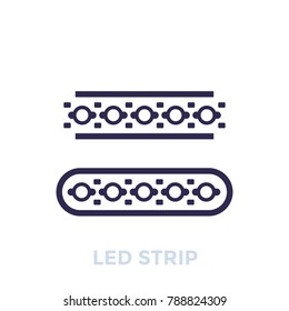 LED stripes icon