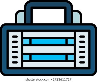 Estroboscópico led Nuevo Vector de diseño de iconos creativos