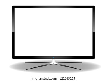LED Television - Vector Design