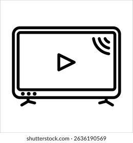 Elemento De Icono De Televisión Led Para Diseño