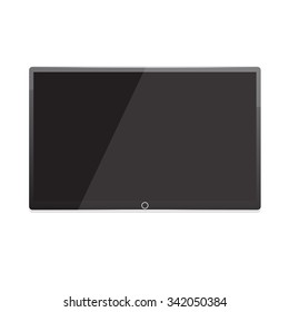 Led tv, screen TV hanging on the wall