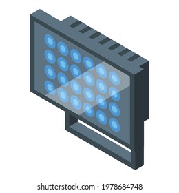 Led UV lamp icon. Isometric of Led UV lamp vector icon for web design isolated on white background