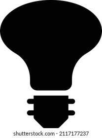 Ilustración del vector LED en un fondo transparente. Símbolos de calidad premium. Icono vector glifos para concepto y diseño gráfico.