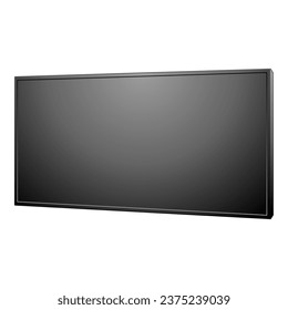 LED vision,monitor,large monitor,large display,diagonal illustration.