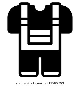 Lederhosen ícone para web, app, infográfico, etc