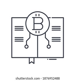 Größeres Konzeptsymbol, lineare einzelne Illustration, dünne Linie, Webdesign-Zeichen, Umrisssymbol mit bearbeitbarem Strich auf weißem Hintergrund.