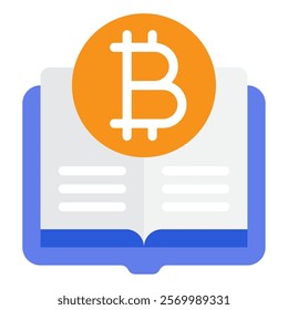 Ledger Crypto and Blockchain icon illustration