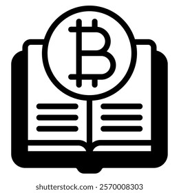Ledger Crypto and Blockchain icon illustration