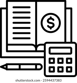 Ledger Icon Element For Design