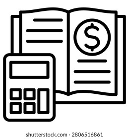 Ledger Icon Element For Design